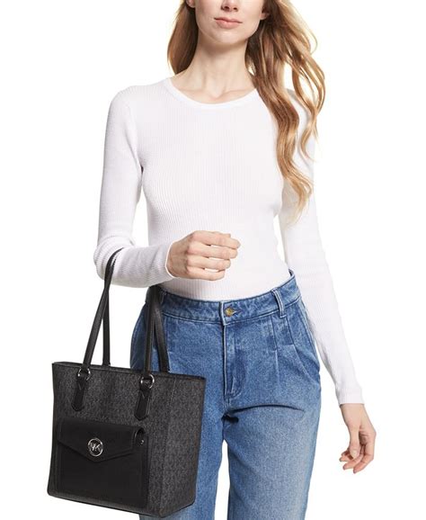 Michael Michael Kors Signature Joey Medium Pocket Tote